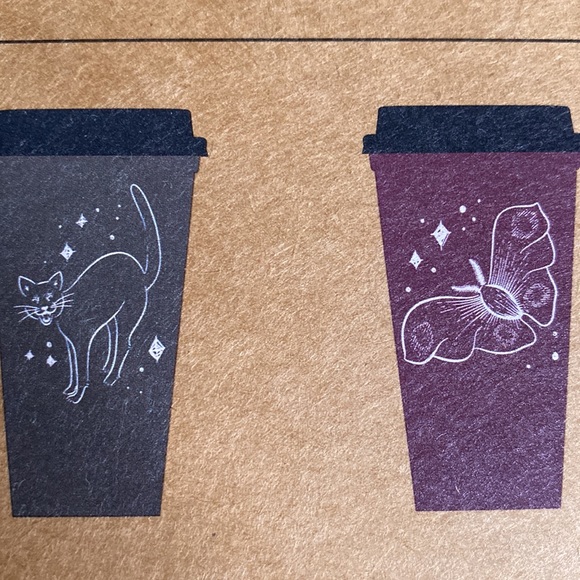 Starbucks 2019 Halloween Collection Spooky Reusable Cups -Set of 6 16 oz Large - Picture 7 of 13